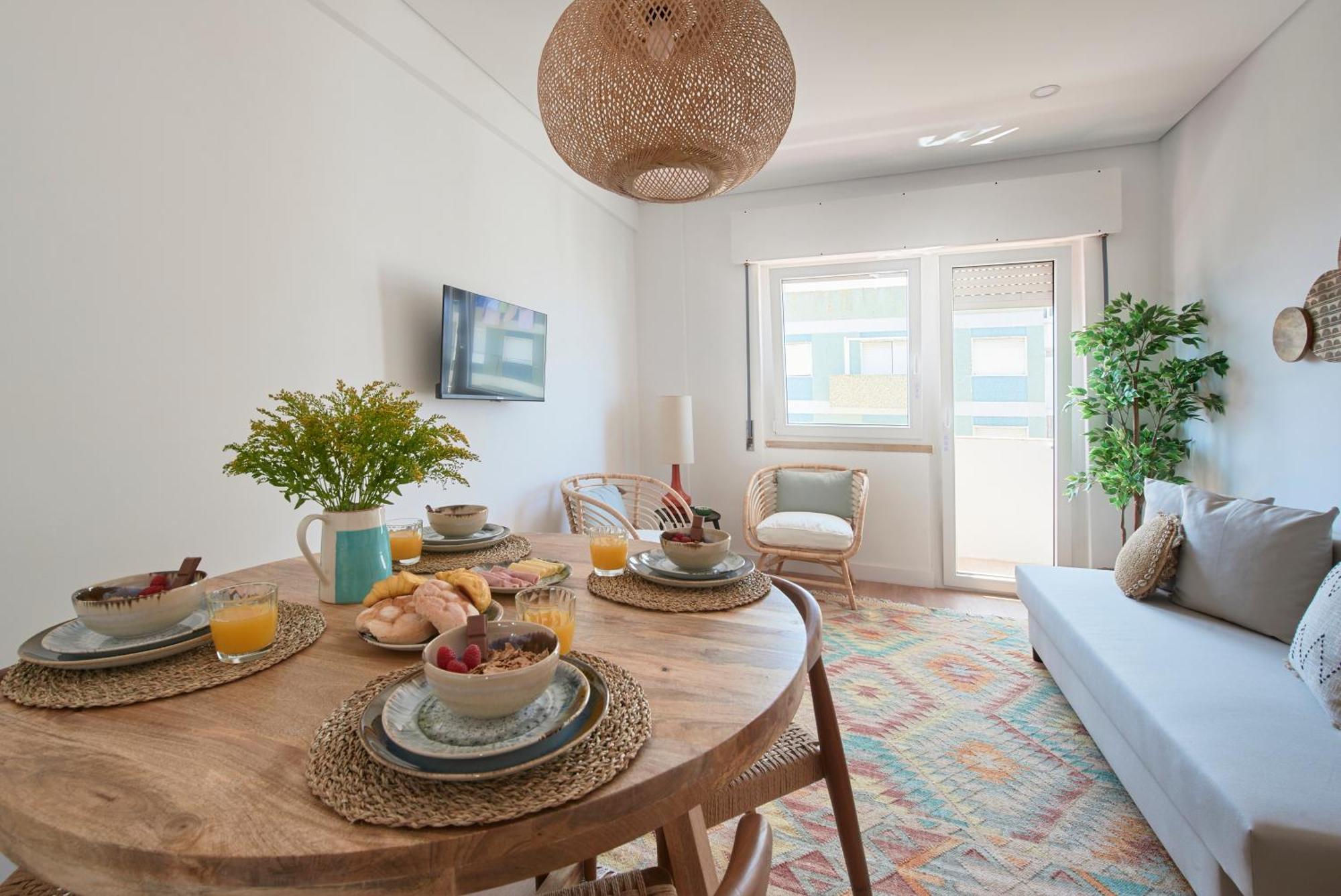 Sunset Bay View, Renovated Apt, By Timecooler Сетубал Екстер'єр фото
